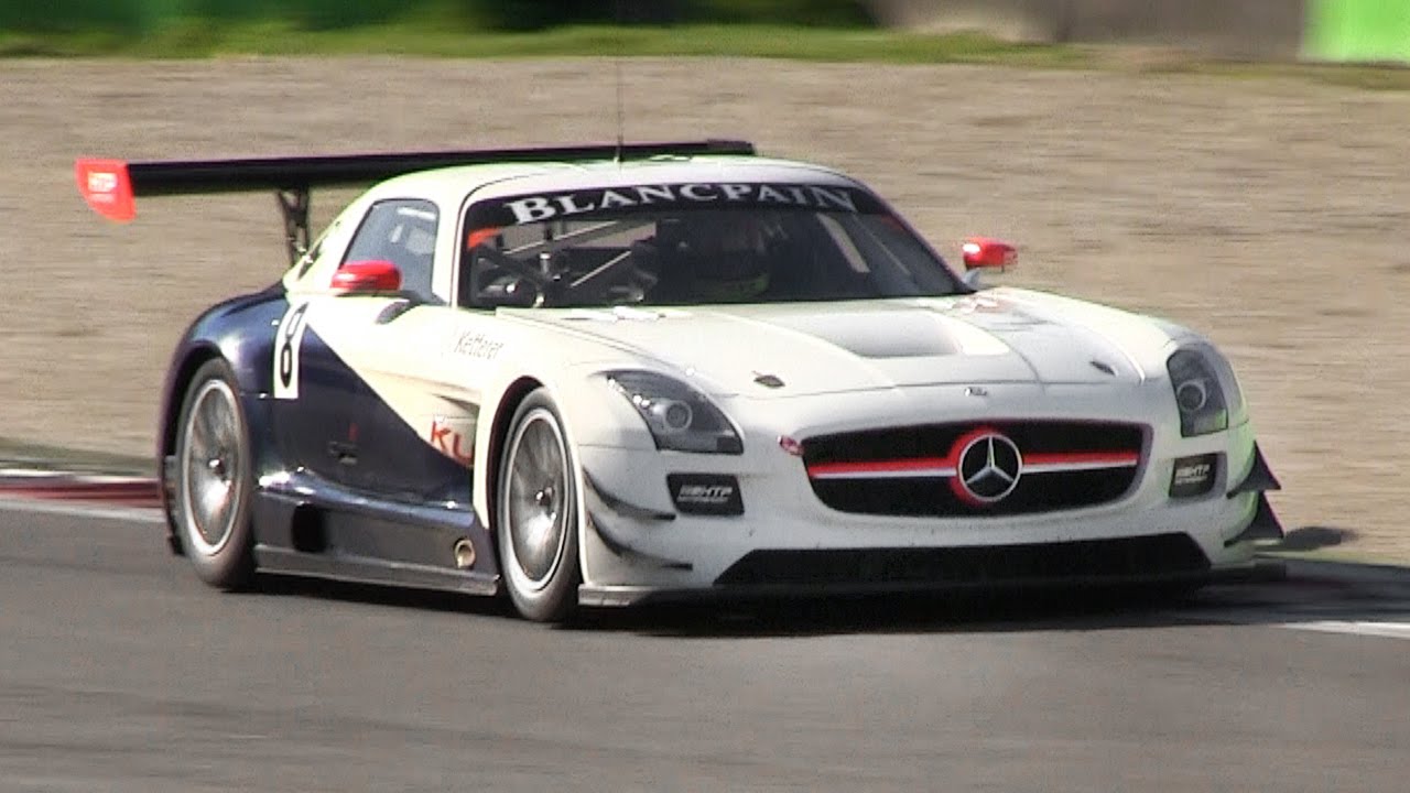 Mercedes SLS AMG GT3 Sound - Start Up, Accelerations, Pit Limiter & More