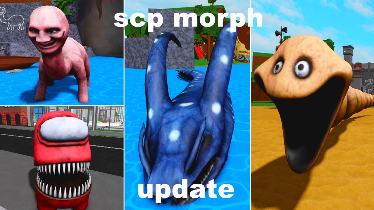 ROBLOX *UPDATE* SCP MORPH SEAMONSTER UPDATE How to get NEW ALL BADGES MORPHS!