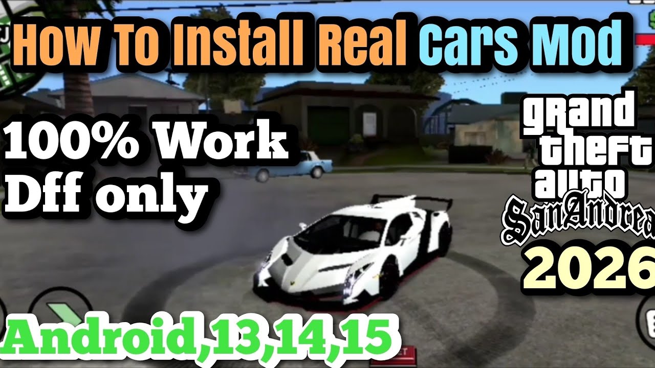 How To Install Cars Mod In Gta San Andreas Android (2026)
