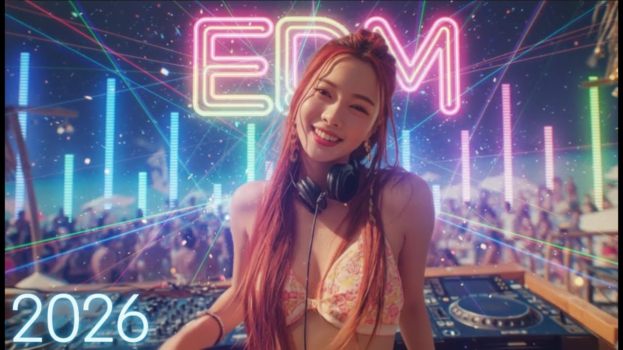 💥🎧 TOP EDM CLUB BANGER 2026 Party Mix – Korean DJ Girl Live Set | Party Bass Boost 🔊 #dj #music