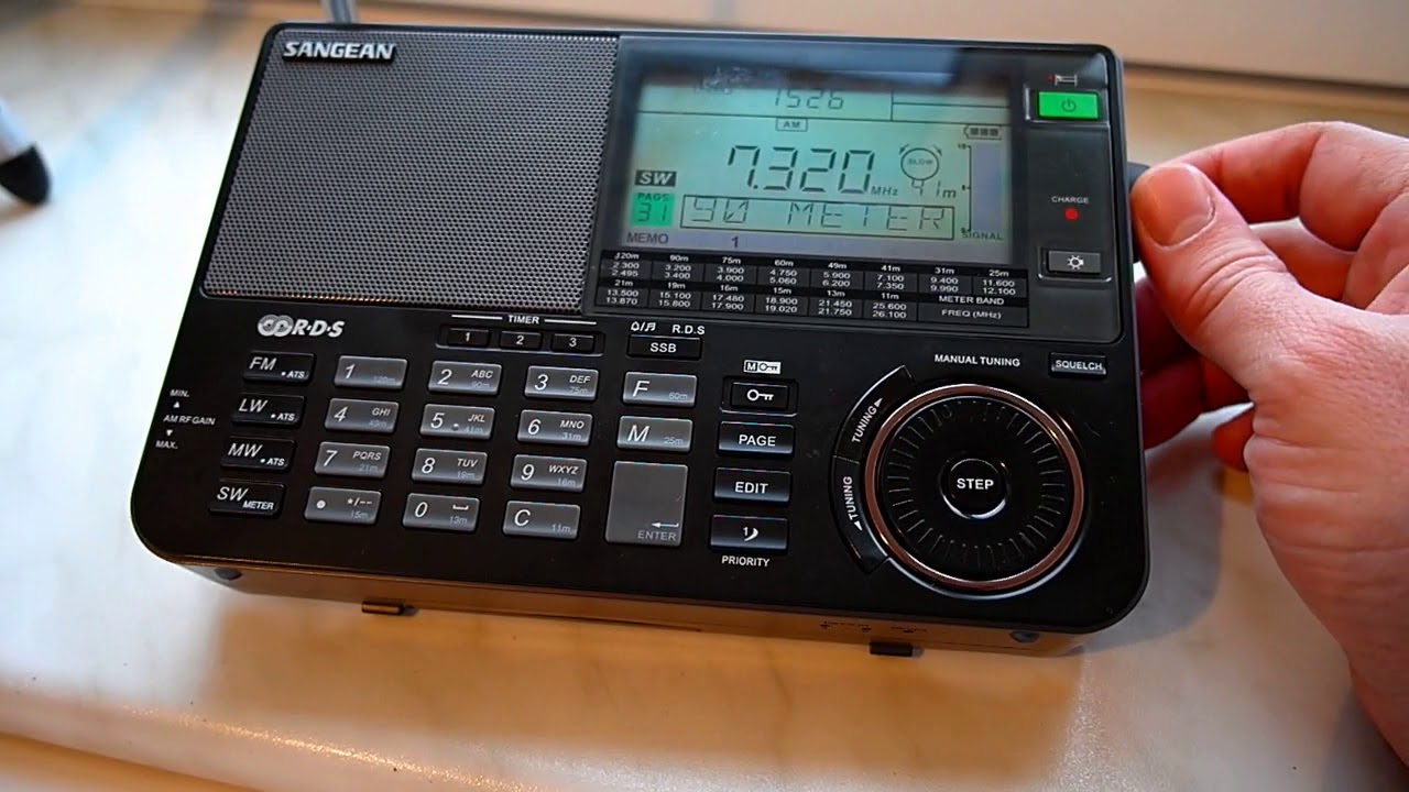 Sony ICF SW7600 vs Sangean ATS 909x on short waves.