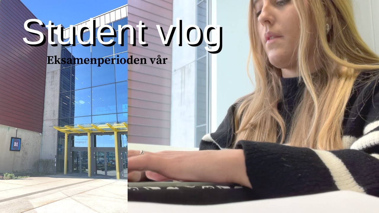 En dag som student i Bergen Vlog (Eksamensperioden vår 2022) Student Vlogg #3