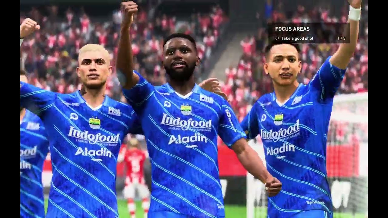 Saya pertama kali main FIFA23 VERSI MOD BRI LIGA 1 PERSIB VS PERSIS SOLO
