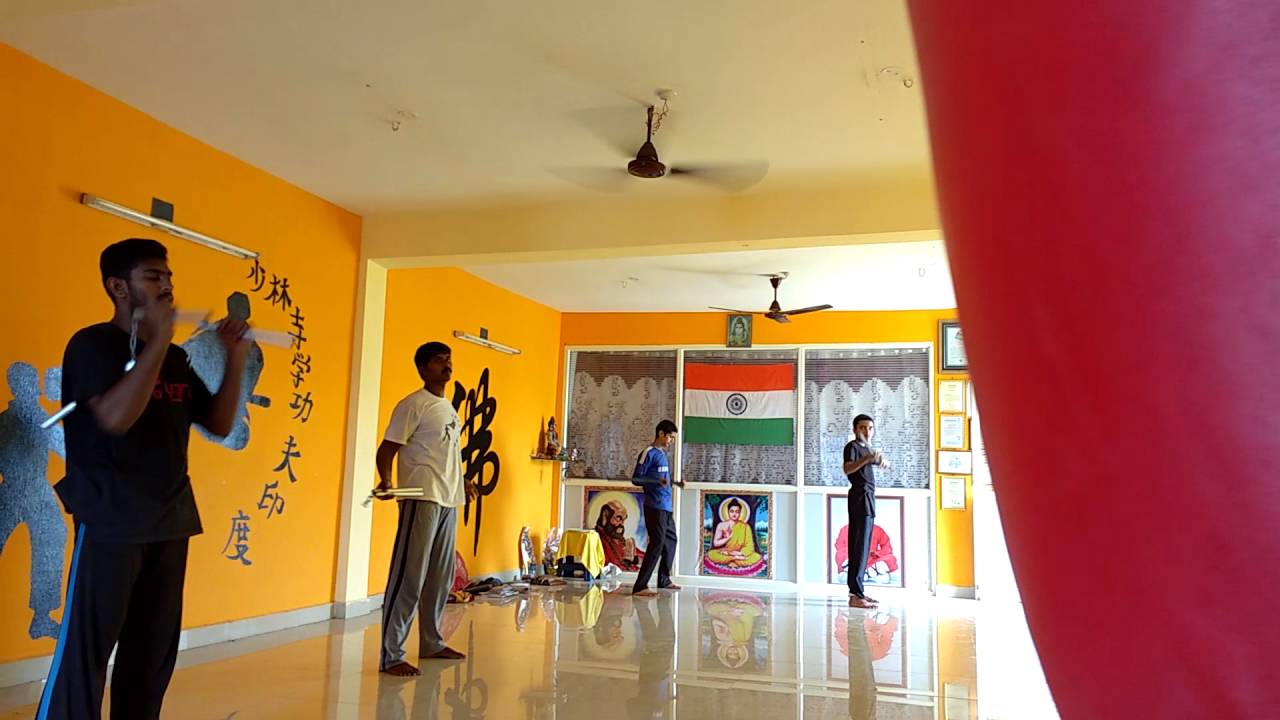 Indian Weapons Training Academy Training Camp in Teach Best Wushu Warrior Teacher Prabhakar Reddy