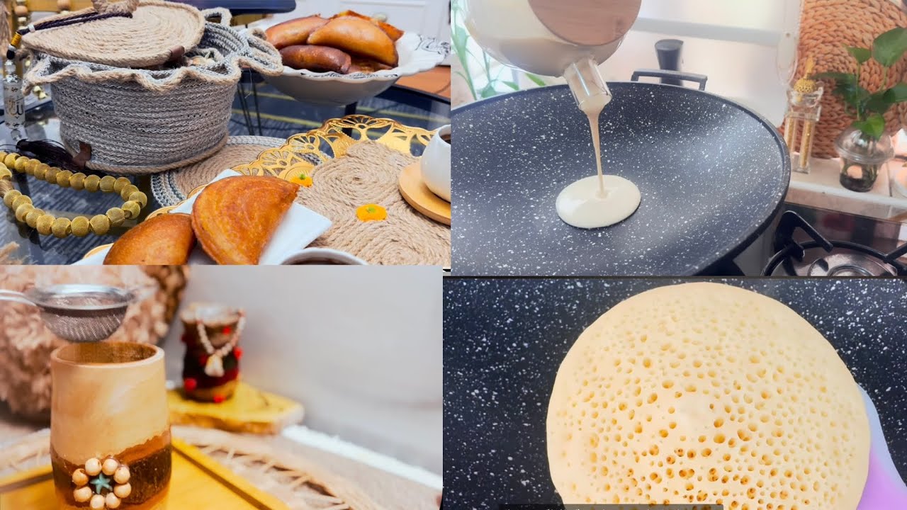 كيف نزين بيتنا بأشياء موجودة بكل بيت☺️صناعة سلم صغير ديكور😊🥰كمية التنافس الكبيرة في تفريز الاكل 😨😭؟!