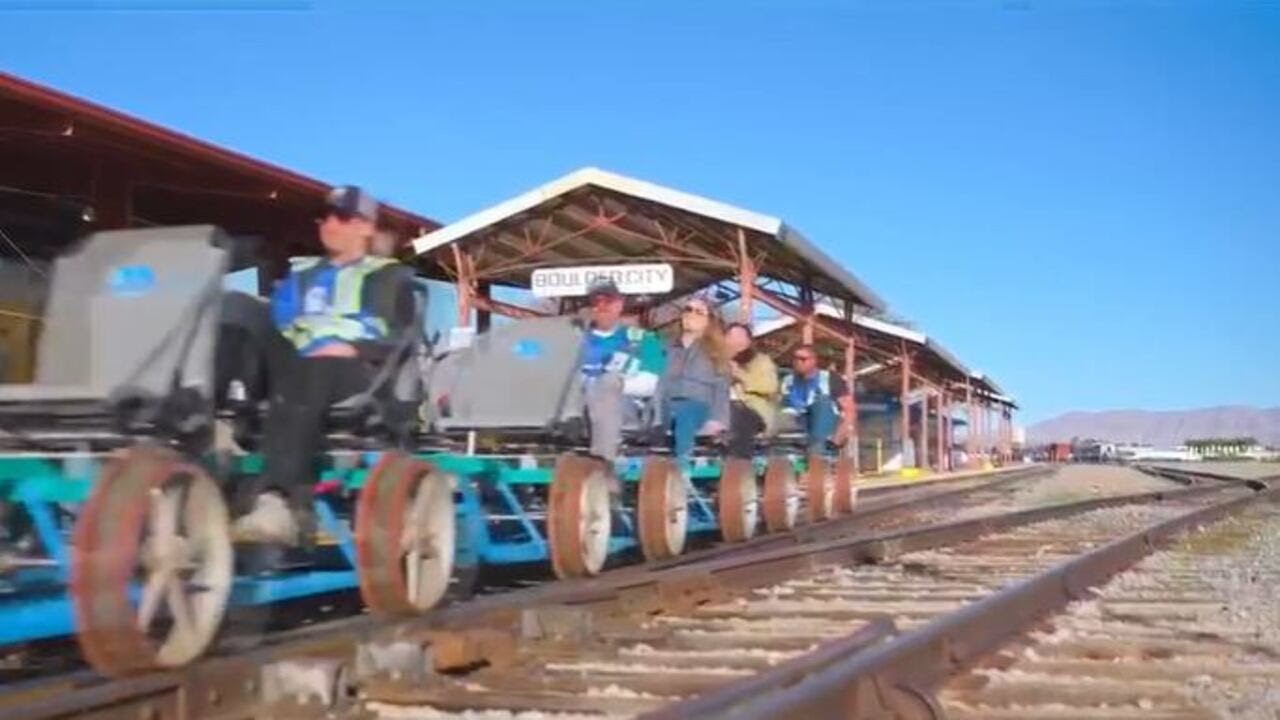 Try Rail Bike Tours in Boulder City