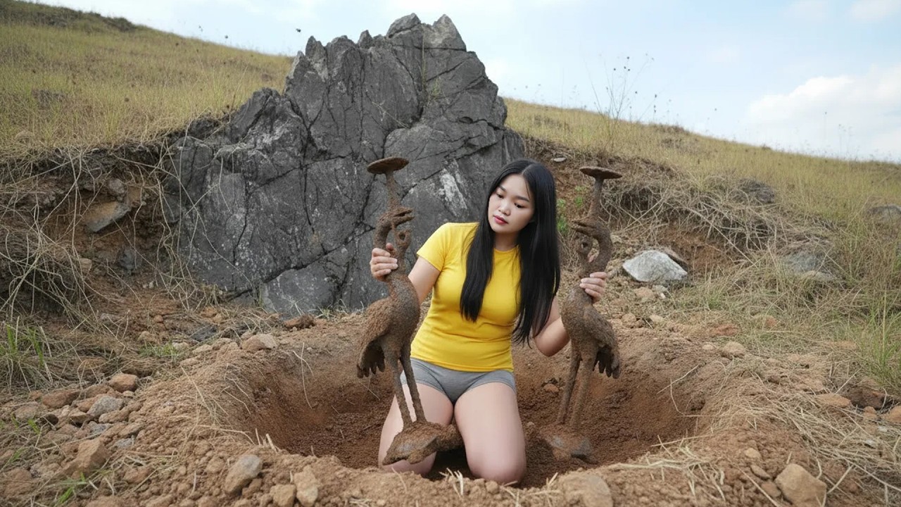 Lost for Centuries… I Unearthed an Ancient Relic Hidden Beneath Massive Stone Slabs! 🔥
