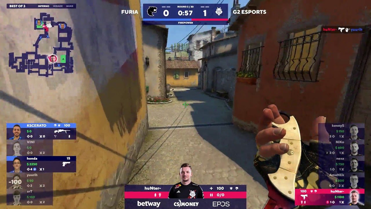 Honda ACE against G2 4 deagle HS @Inferno | BLAST Premier Global Final
