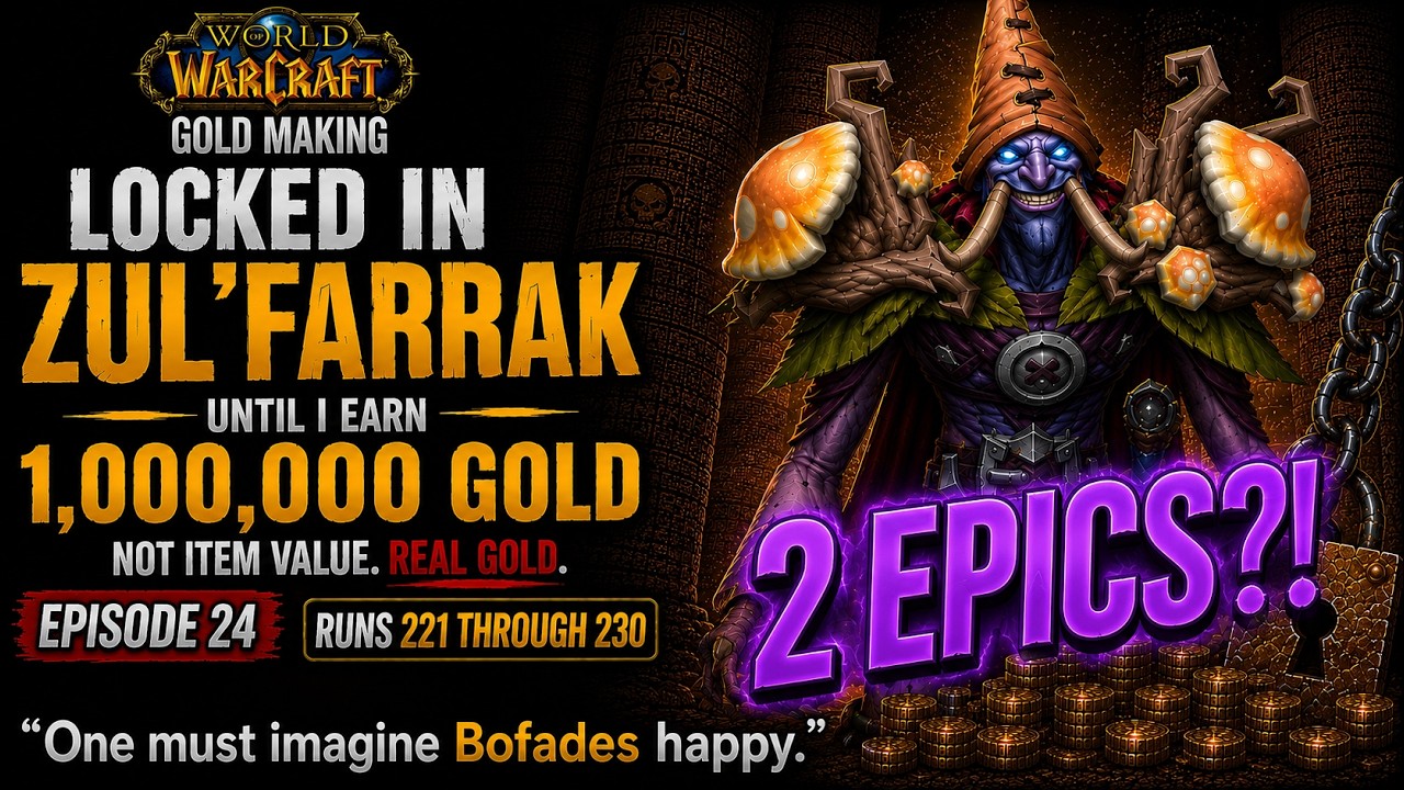 Glorious III | Gold Locked in ZF Until I Earn 1 Million Gold | Episode 24