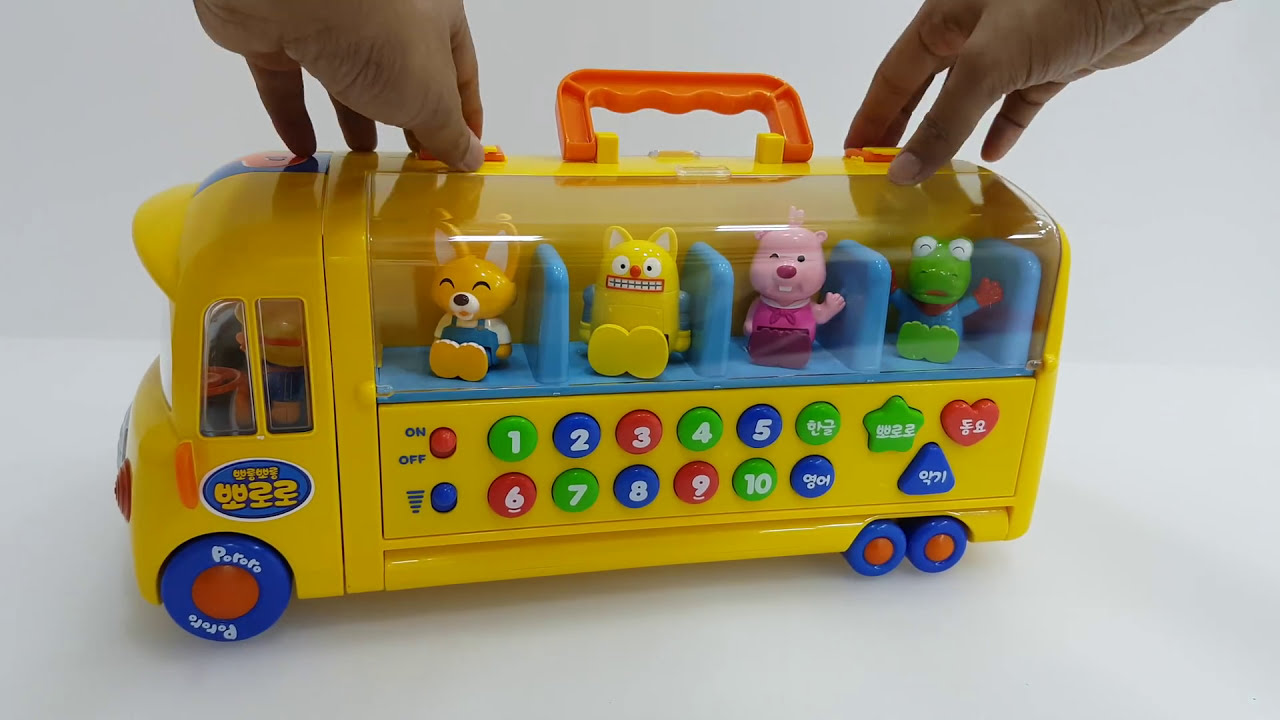 Bus Toys For Children Pororo Bus Learn Numbers With pororo Bus Toys For Children