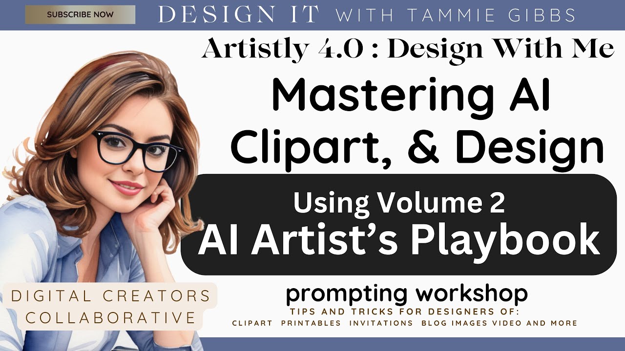 Mastering AI Clipart & Design with Artistly 4.0  and  Volume 2 of The AI Artist's Playbook