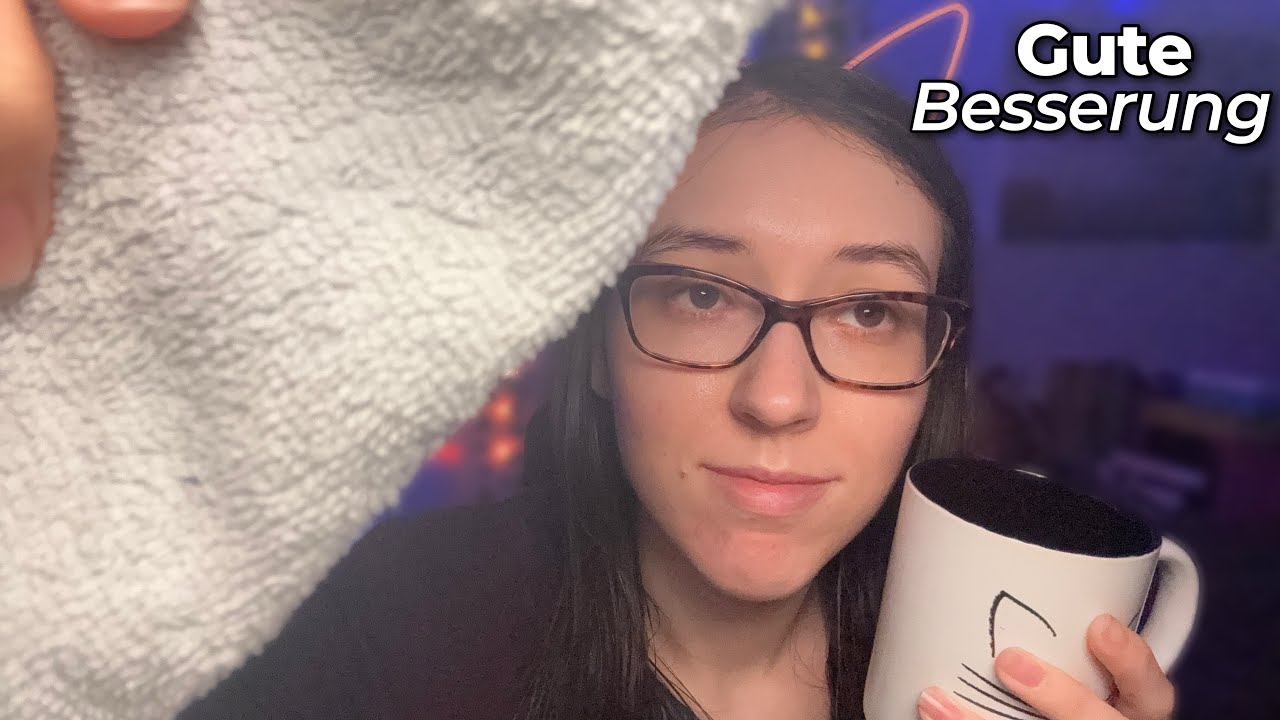 Asmr Freundin kümmert sich um dich (du bist krank) 🤧💕