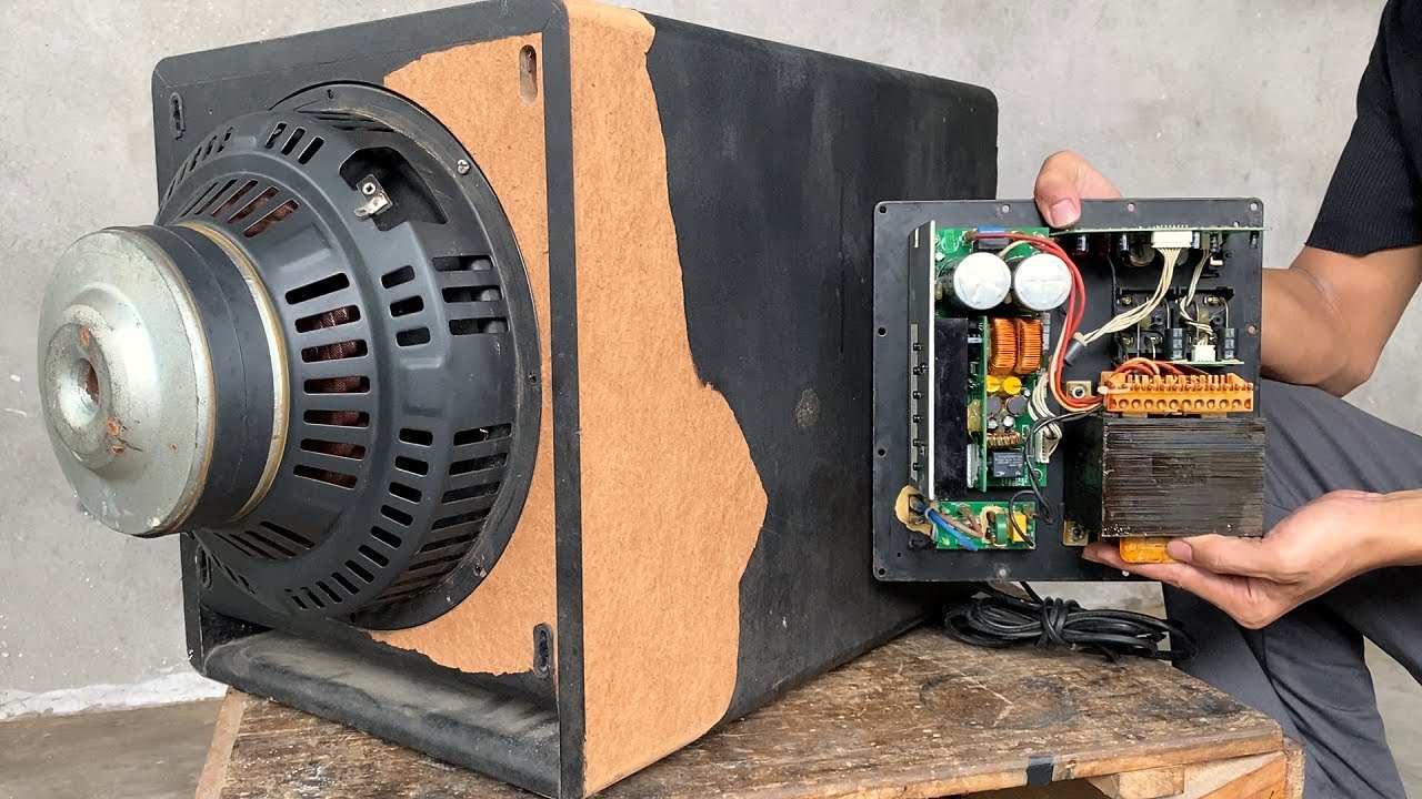 Restoration professional sound systems direct-radiating bass-reflex