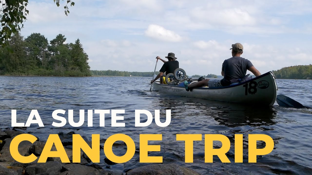 Le défi : Traverser le lac d'Immelin en canoë ( LE CANOË TRIP PART 2)