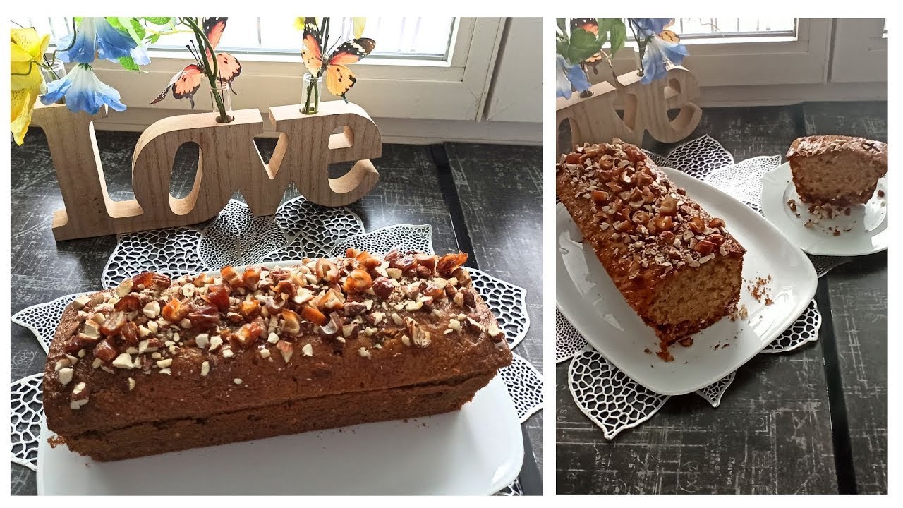 كيكة بالفواكه الجافة سهلة التحضير و النتيجة ماشاءالله روعة 😋🥰cake aux fruits secs