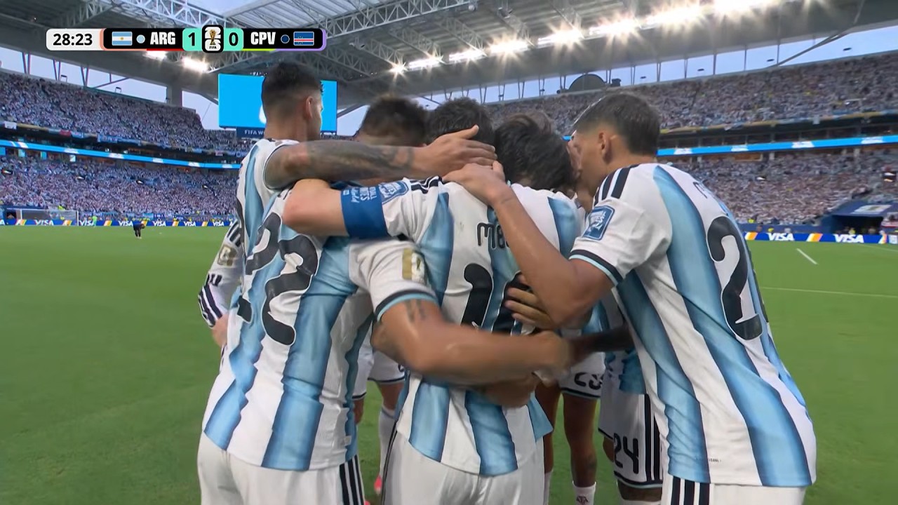 GOALS: Argentina vs Cabo Verde | FIFA World Cup 2026&trade; | 04/07/2026