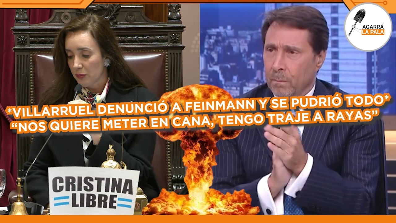 ¡¡¡SE PUDRIÓ TODO EN A24!!! VILLARRUEL QUISO CENSURAR A FEINMANN Y EXPLOTÓ EN VIVO 