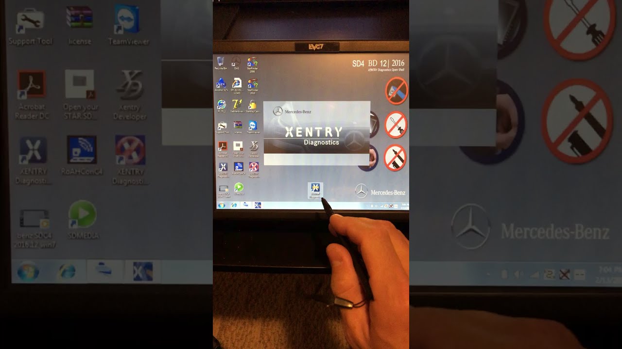 Краткое руководство по использованию сканера Mercedes Benz SDS Star Diagnostic.