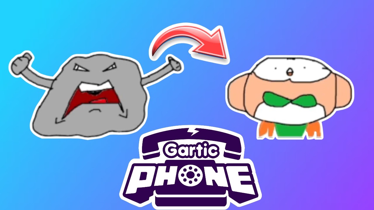 I got artists to play Garitc Phone with me
