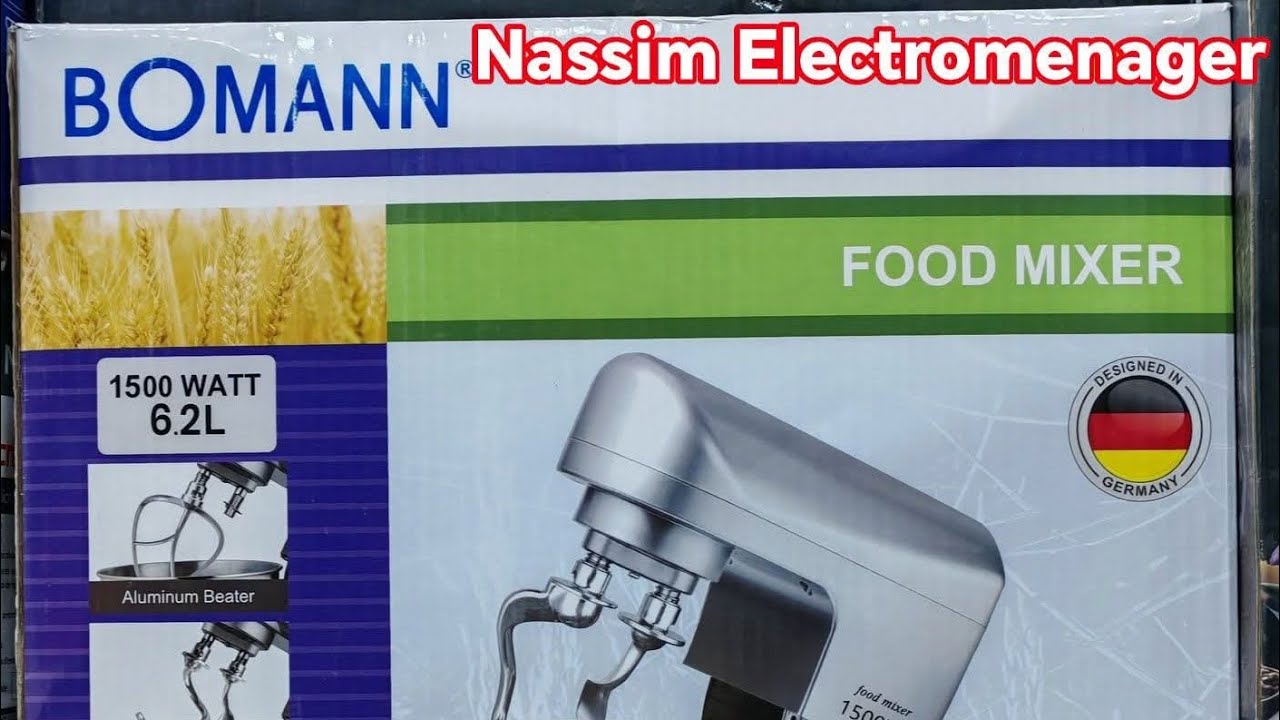 Pétrin Bomann 6.2l 1500watt