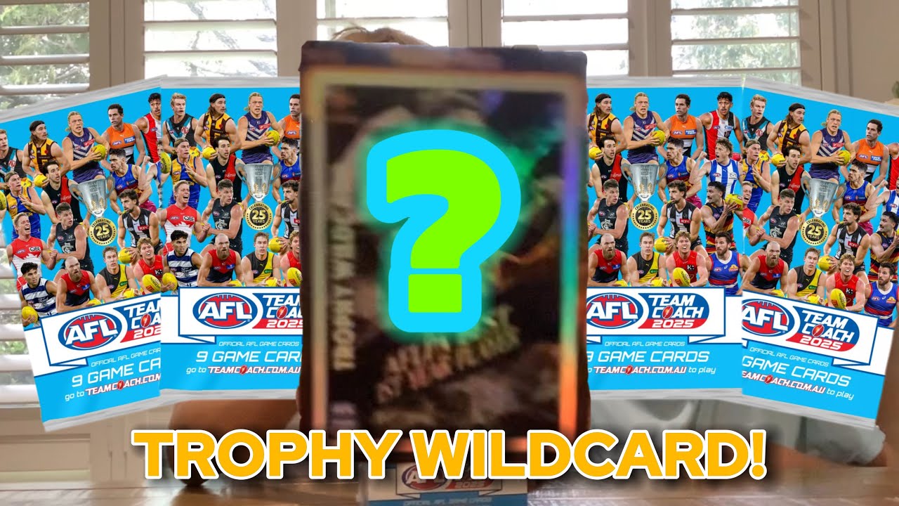 2025 AFL Teamcoach Box Break! TROPHY WILDCARD…