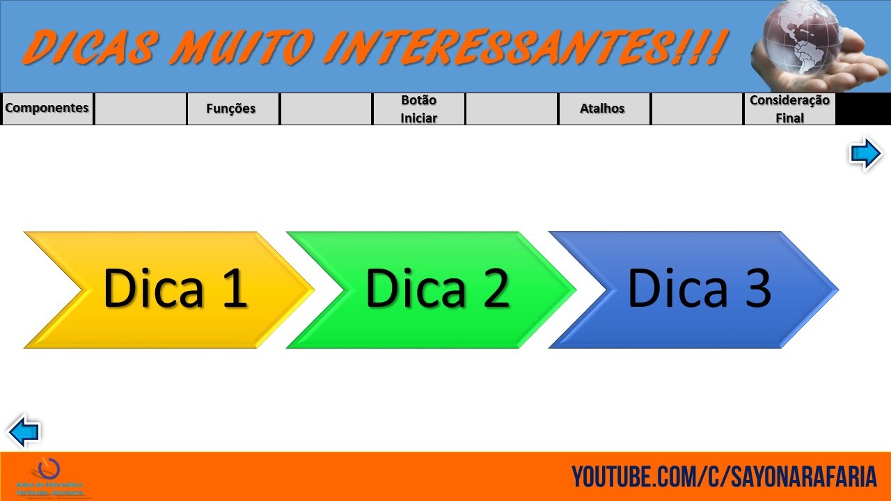 Como inserir hiperlink, Ações e bloqueio de slide no powerpoint 2013