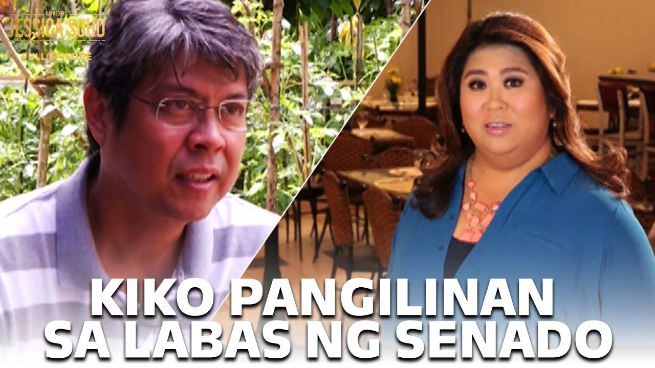 KIKO PANGILINAN SA LABAS NG SENADO | Kapuso Mo, Jessica Soho
