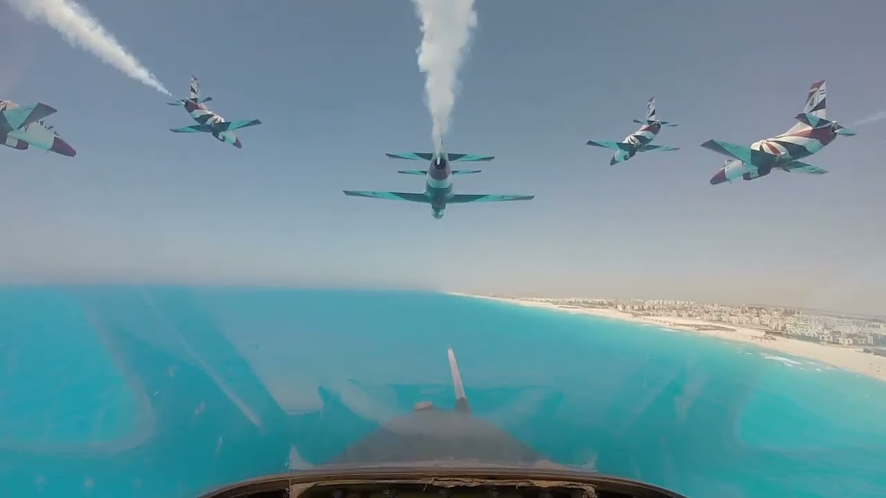 The Egyptian aerobatic team (Silver Stars) 🇪🇬🇪🇬