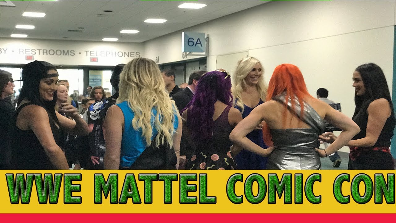 WWE Mattel Comic Con panel - Behind the scene intros