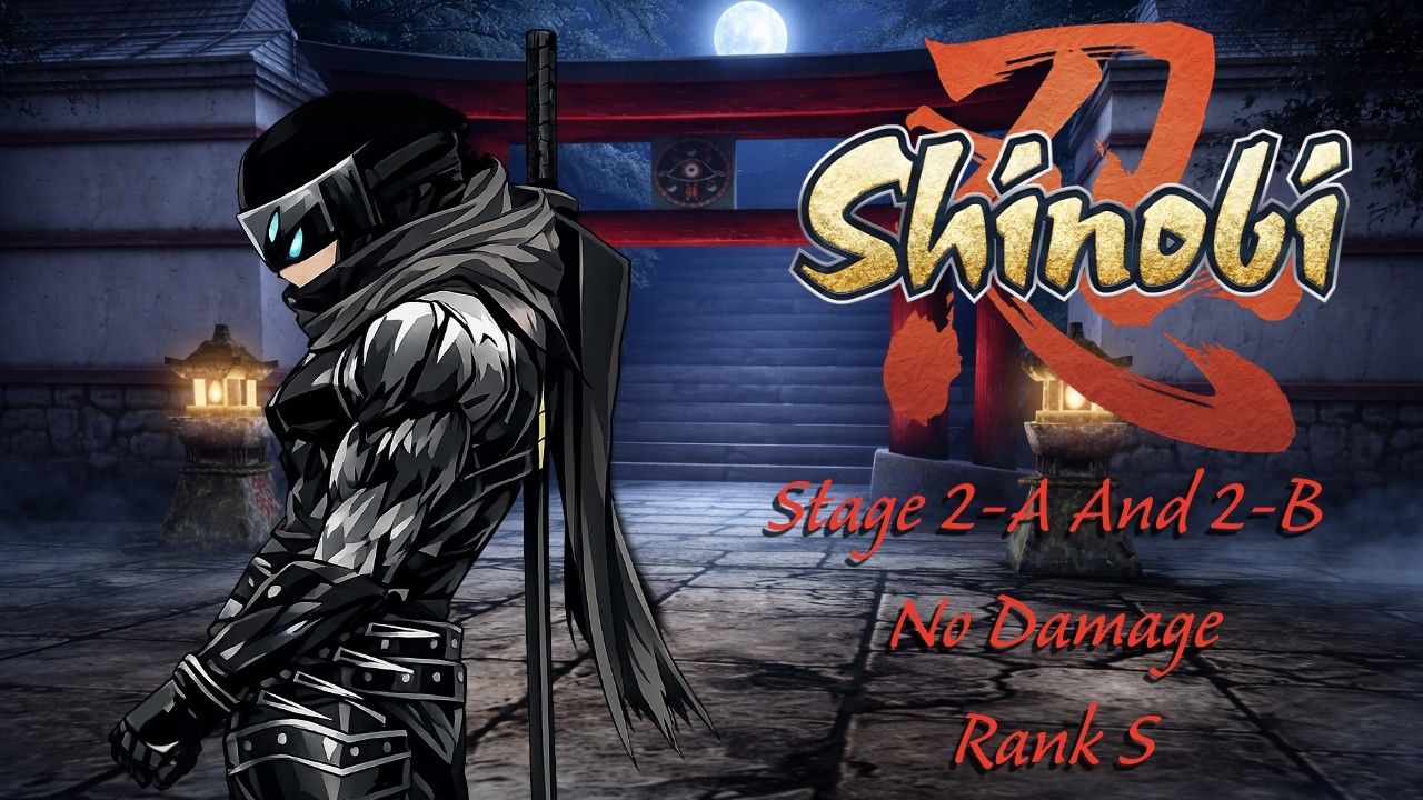 Shinobi (PS2) 4K Gameplay - Stage 2-A And 2-B (No Damage)