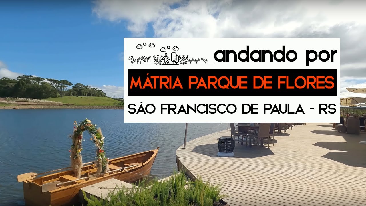 MÁTRIA PARQUE DE FLORES - SÃO FRANCISCO DE PAULA | 4K | ÁUDIO AMBIENTE