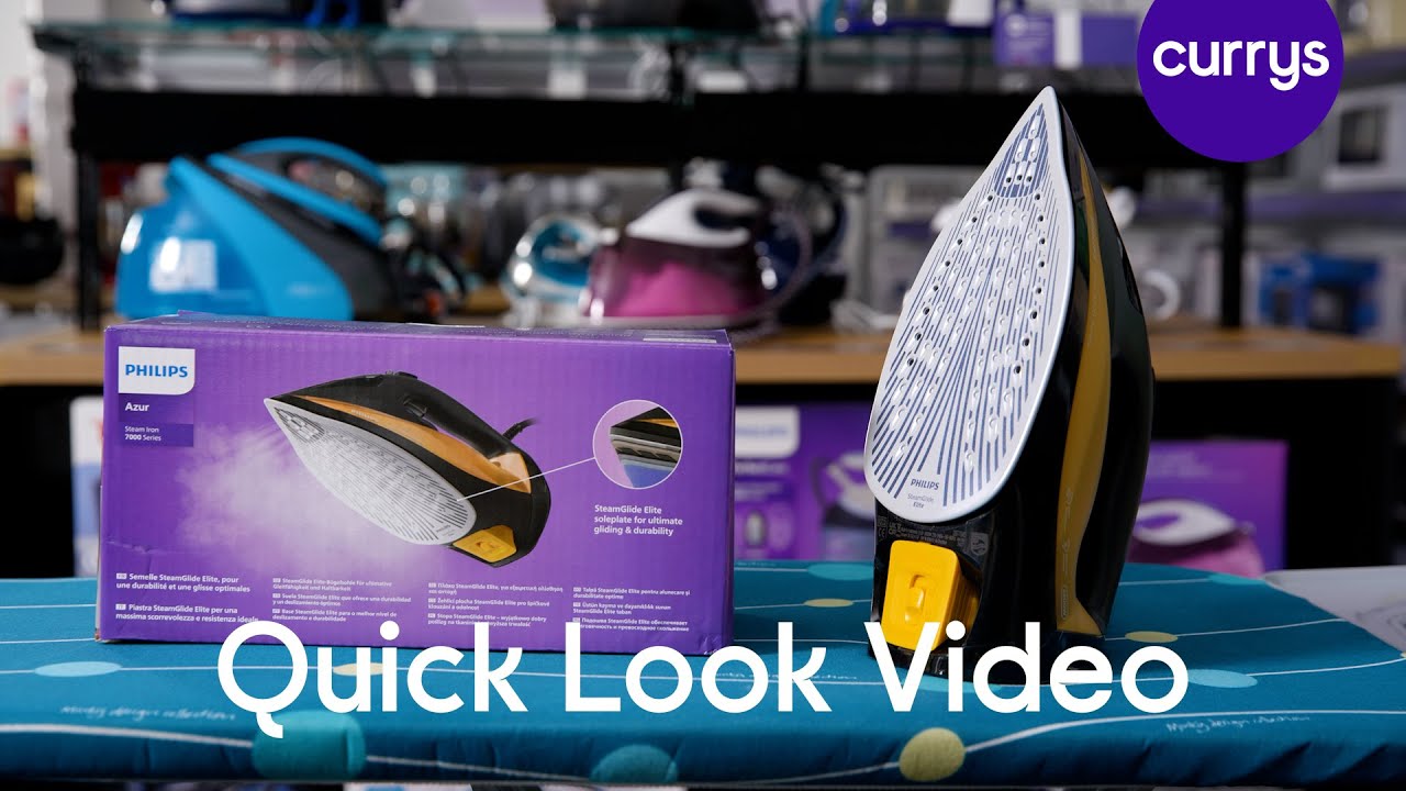 PHILIPS 7000 Series HV SteamGlide Elite DST7040/80 Steam Iron - Quick Look