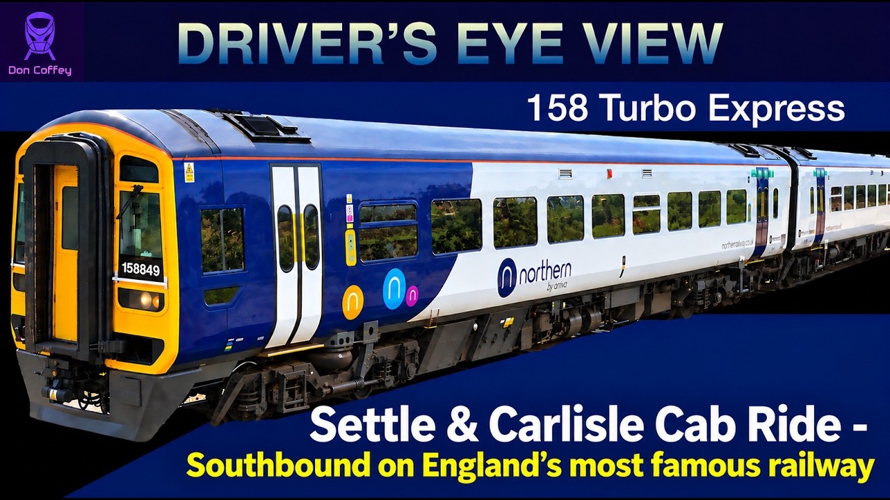 Settle & Carlisle Cab Ride - Part 2 - Southbound on England's most famous railway.