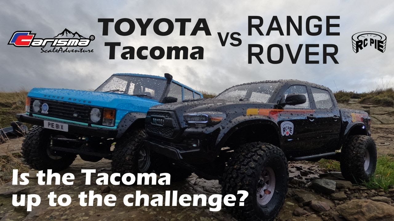 Тест на проходимость по каменистой местности: Carisma Toyota Tacoma SRD Pro против Range Rover Kit.