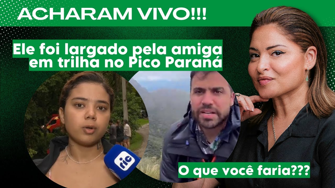 Roberto Thomaz x Thayane Smith: ela abandonou o amigo no meio da trilha