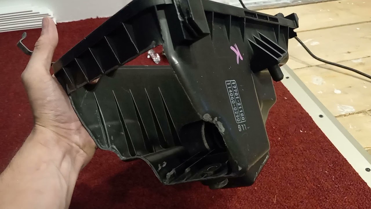 2010 toyota yaris homemade cold air intake
