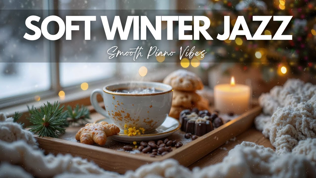 ❄️ Soft Winter Piano Jazz ☕ Relaxing Coffee Music for Peaceful Time
