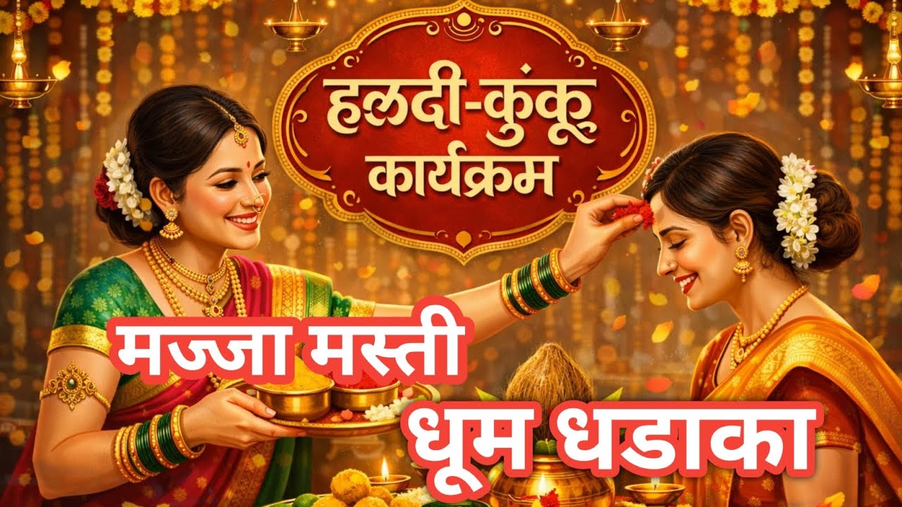 हळद कुंकू कार्यक्रम || मकर संक्रान्त || तिळगुळ घ्या गोळ गोळ बोला 