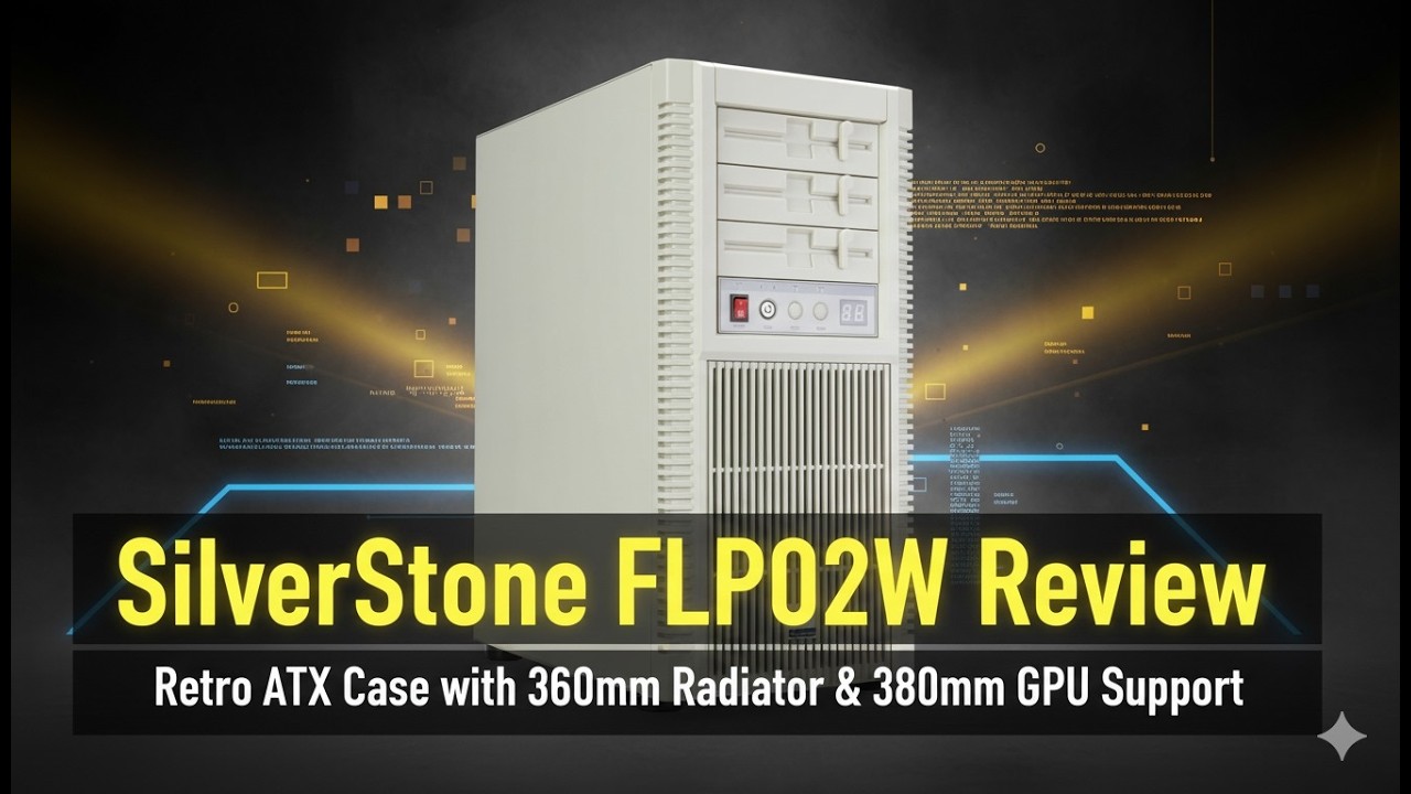 SilverStone FLP02W Review – Retro ATX Case with 360mm Radiator & 380mm GPU Support