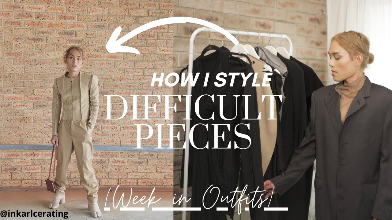 How to Style Difficult Pieces from Yohji, Ann Demeulemeester, Margiela, Rick Owens
