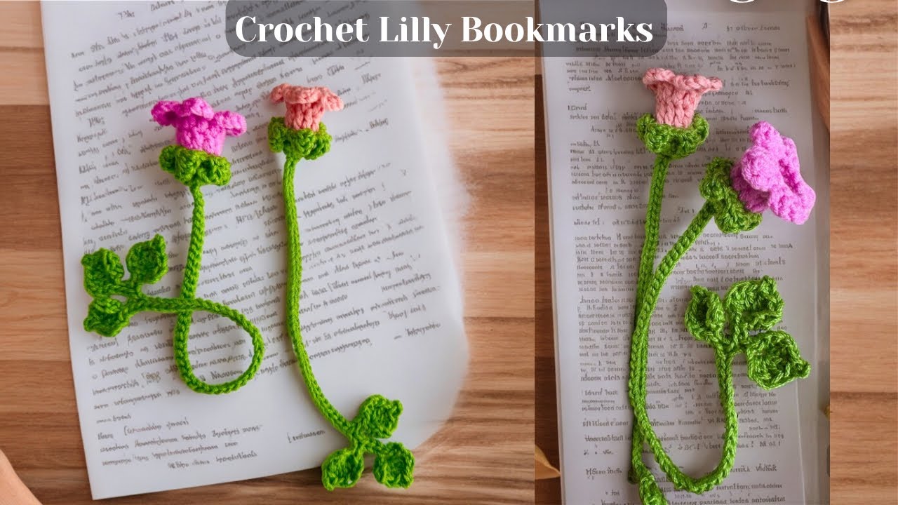 EASY Crochet Lilly of the Valley Bookmark Tutorial
