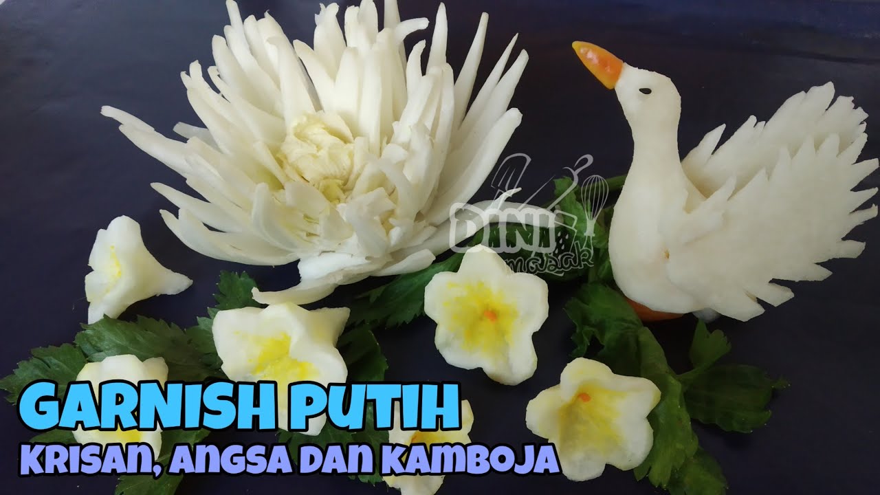 Garnish Krisan, Kamboja, Angsa Putih