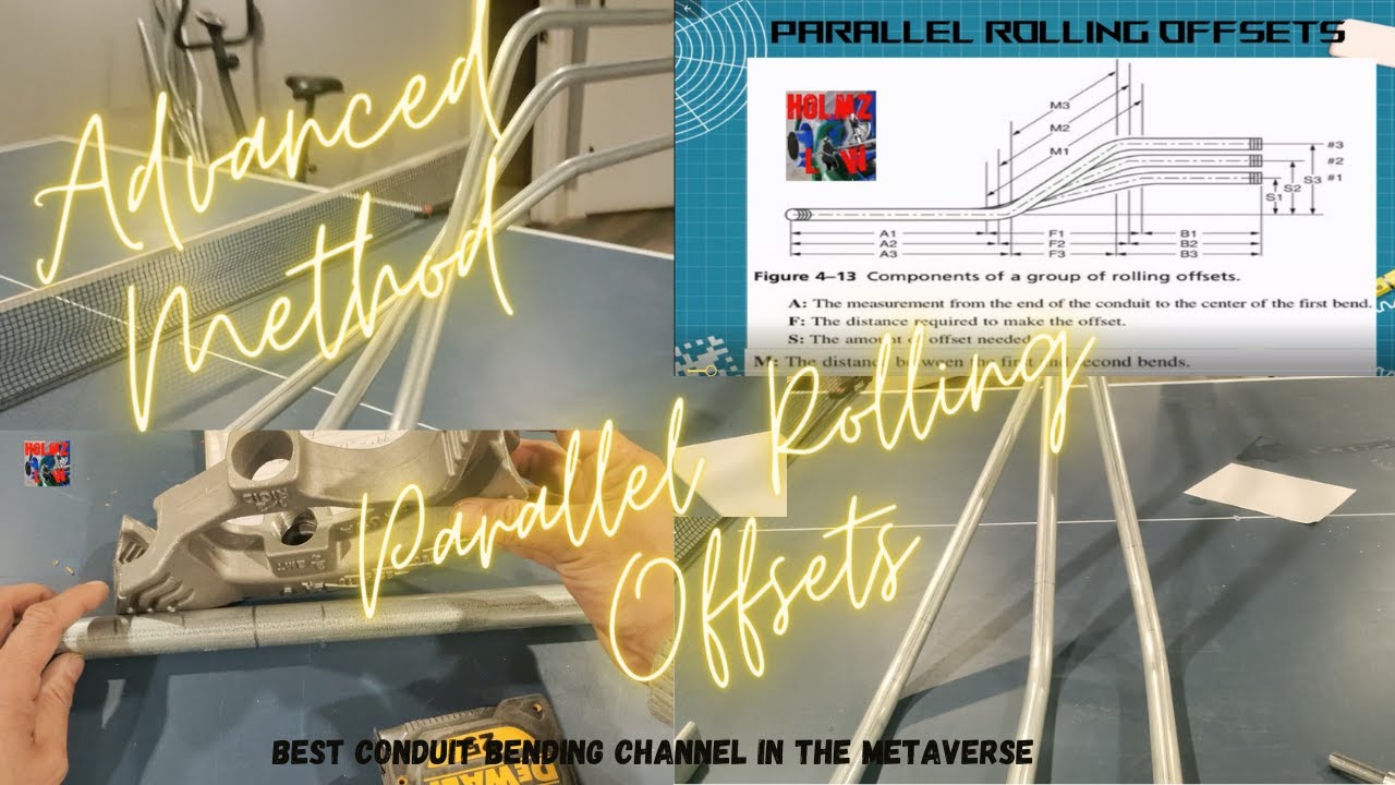 Advanced Conduit Bending Pt.6 - Parallel Rolling Offsets