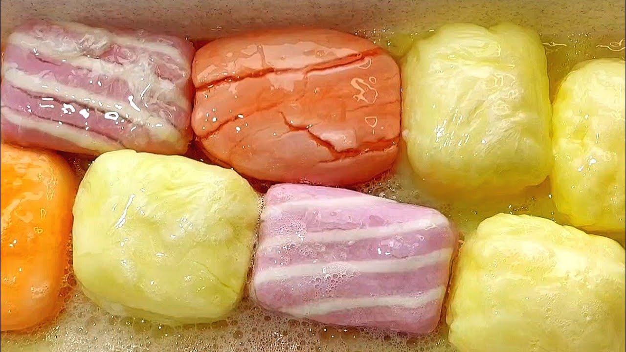 Mushy Soap / Asmr / Soaked Soap