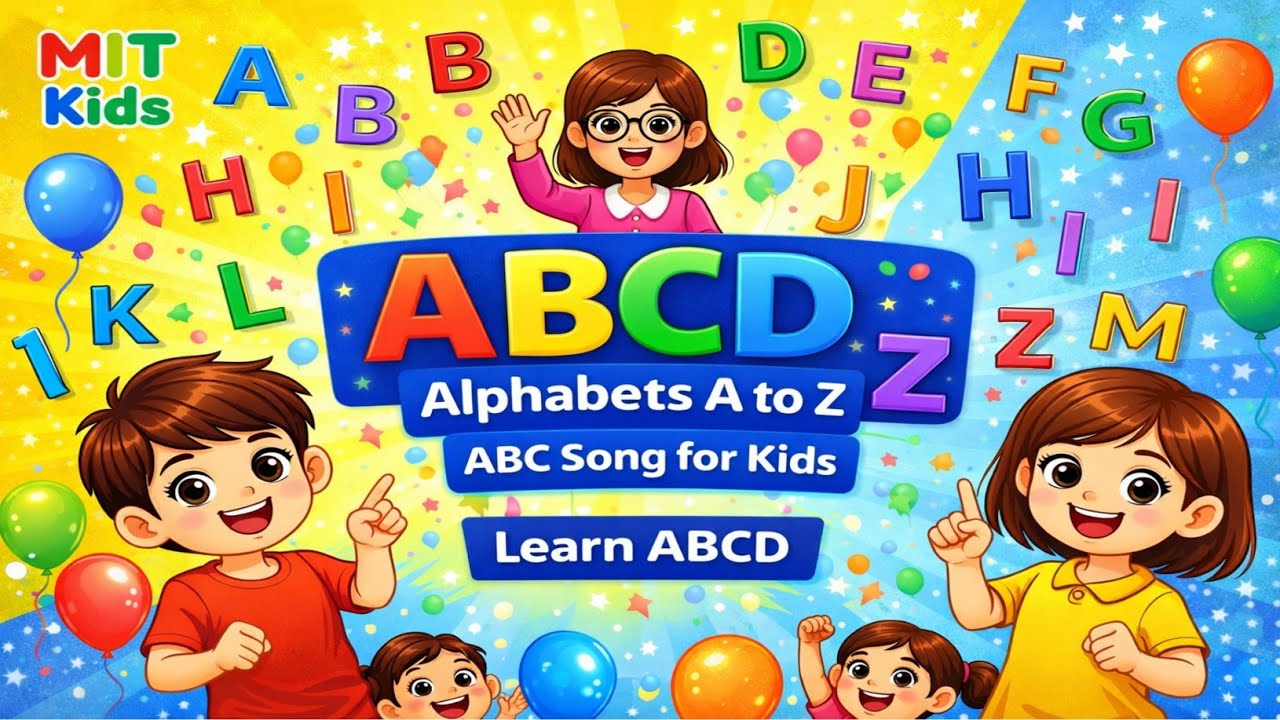 ABCD Alphabets A to Z | ABC Song for Kids | Learn ABCD | abcd rhymes | abcd song | a b c d e f g h