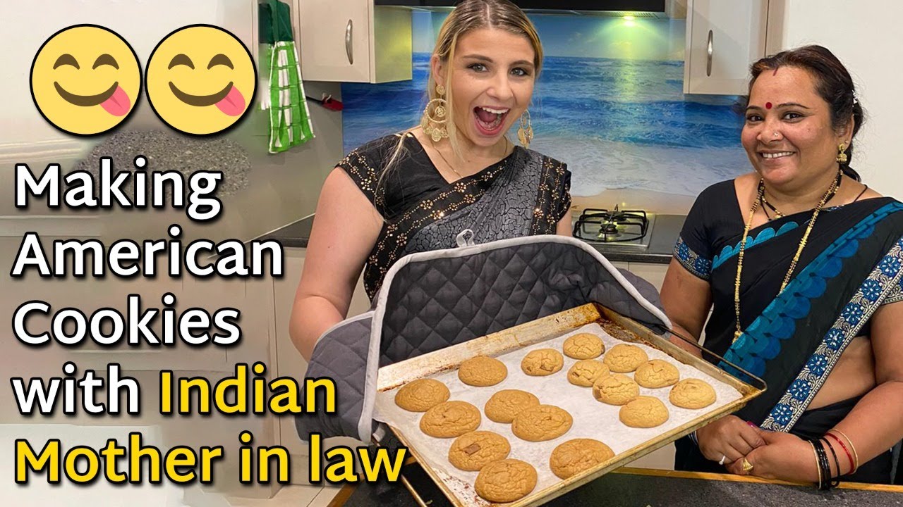 Making American Cookies With My Indian Mother-in-law.