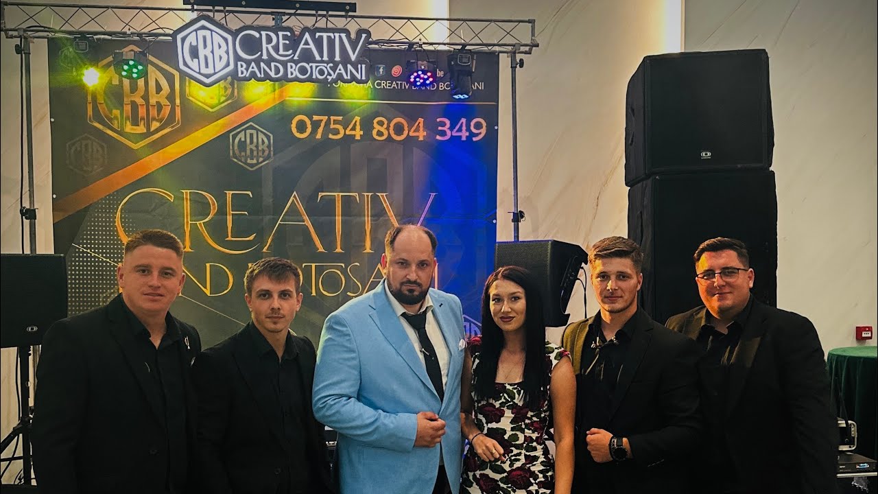 CREATIV BAND BOTOȘANI NUNTĂ LUIS ȘI BIANCA PROGRAM NUNTĂ #music #nunta #creativbandbotosani #live