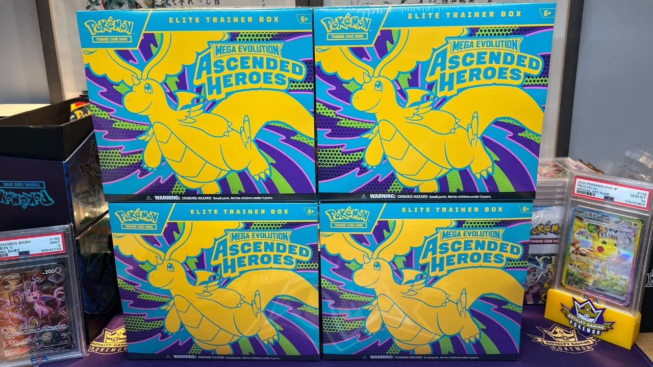 ASCENDED HEROES ETBS ARE IN! HIGH ROLLER HITBOX RESTOCKED & MORE! - ONLINE POKEMON STORE!