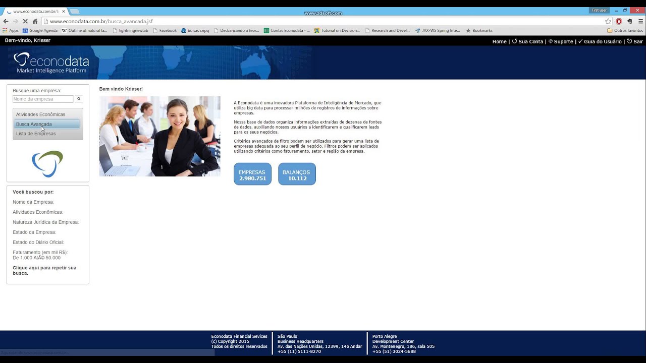 Econodata Product Demonstration