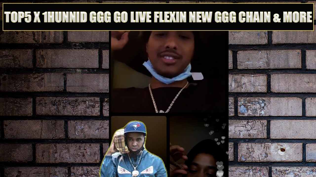 Top5 & 1Hunnid GGG Go Live Flexing New Chains & Dissing The Opps | WLHH Live